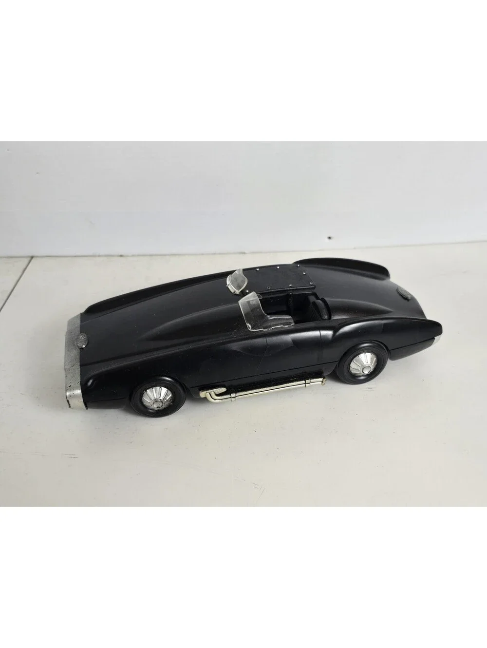 Vintage 60's Ungar 1961 Astra 900 Concept Car Plastic Black Exner Roadster Toy